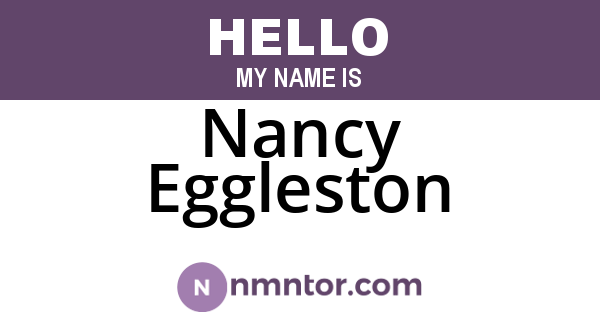 Nancy Eggleston