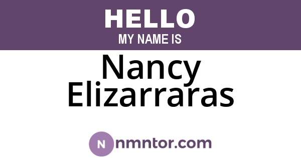 Nancy Elizarraras