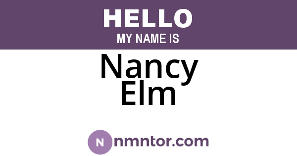 Nancy Elm