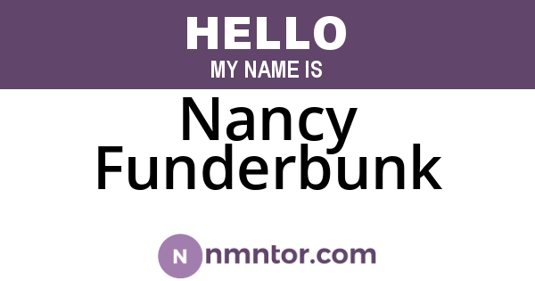 Nancy Funderbunk