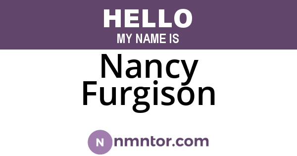Nancy Furgison