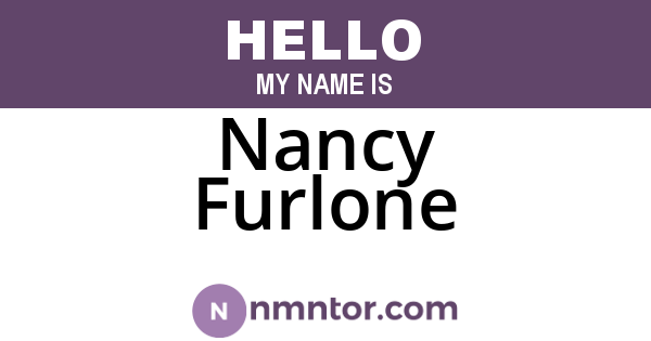 Nancy Furlone
