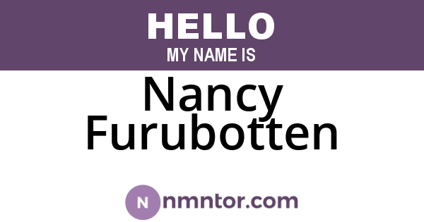 Nancy Furubotten