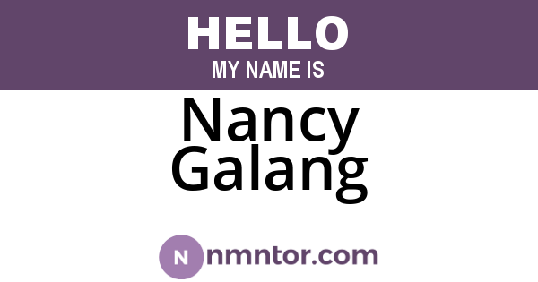Nancy Galang