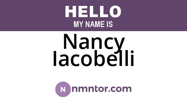 Nancy Iacobelli