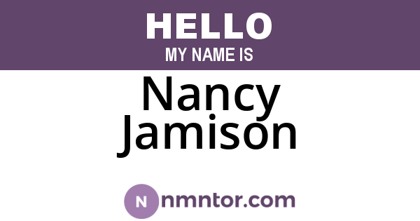 Nancy Jamison