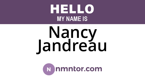 Nancy Jandreau