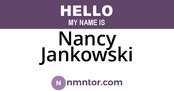 Nancy Jankowski