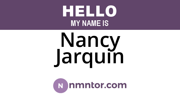 Nancy Jarquin