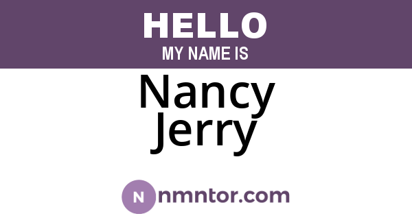 Nancy Jerry