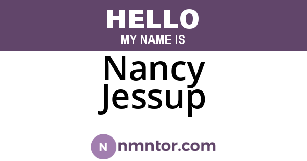 Nancy Jessup