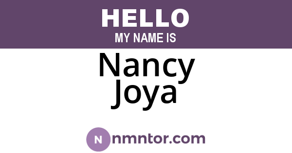 Nancy Joya