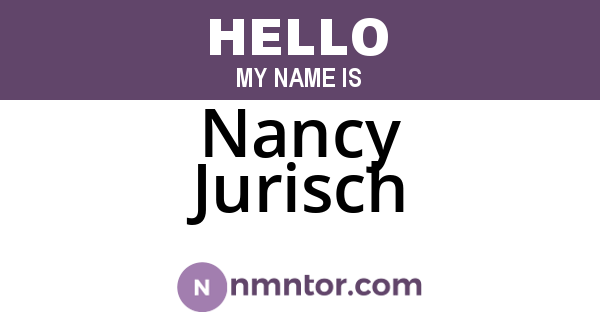 Nancy Jurisch
