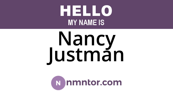 Nancy Justman