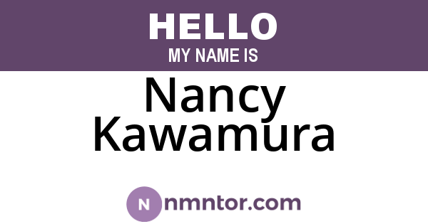 Nancy Kawamura