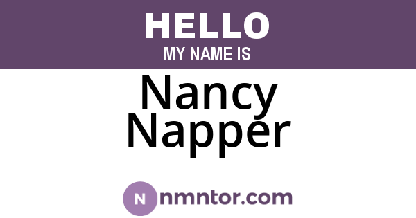 Nancy Napper