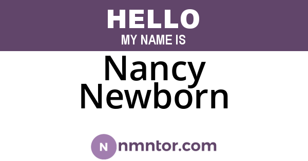 Nancy Newborn