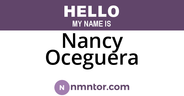 Nancy Oceguera