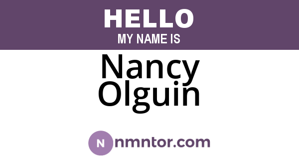 Nancy Olguin