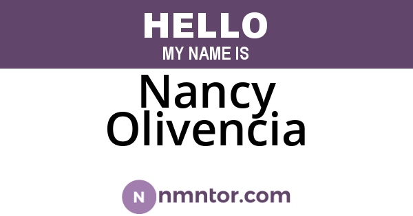 Nancy Olivencia