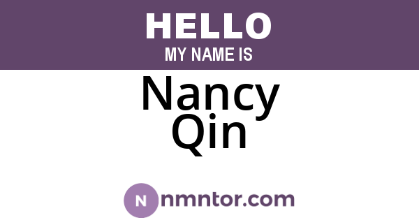 Nancy Qin