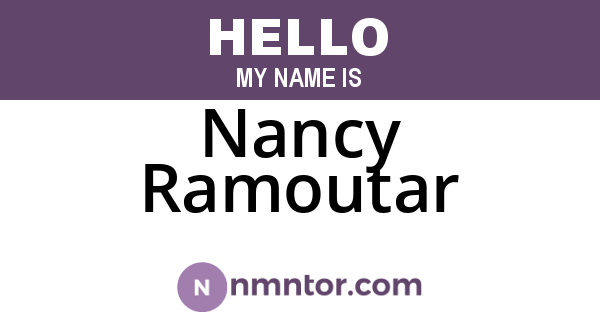 Nancy Ramoutar