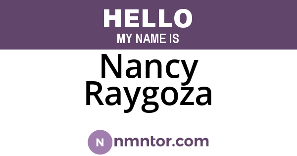 Nancy Raygoza