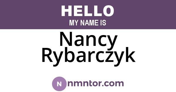 Nancy Rybarczyk