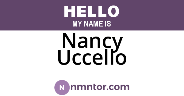 Nancy Uccello