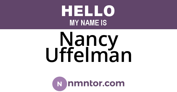 Nancy Uffelman