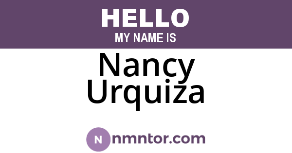 Nancy Urquiza