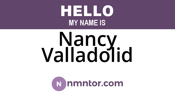 Nancy Valladolid