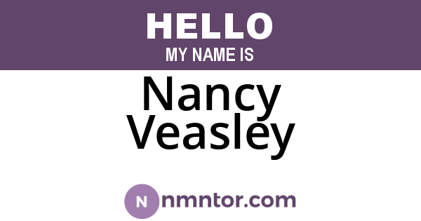 Nancy Veasley