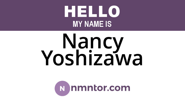 Nancy Yoshizawa