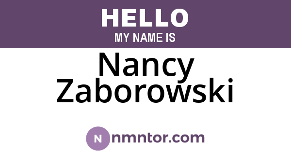 Nancy Zaborowski