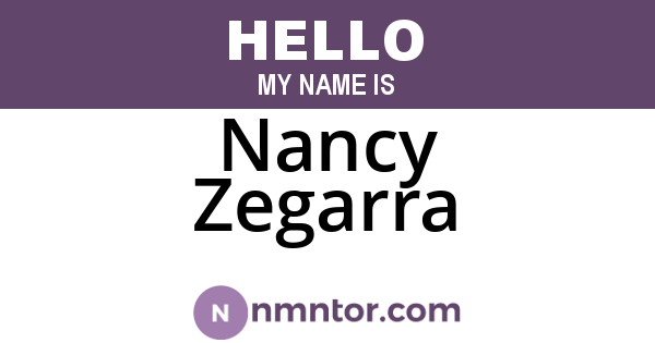 Nancy Zegarra