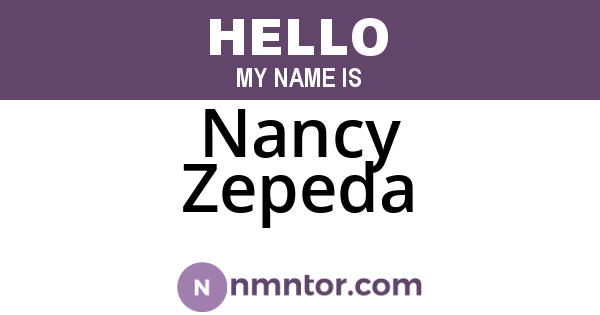 Nancy Zepeda