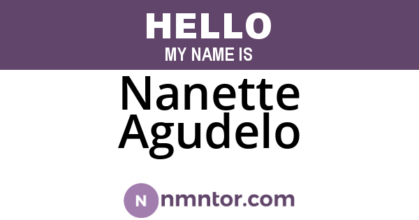 Nanette Agudelo