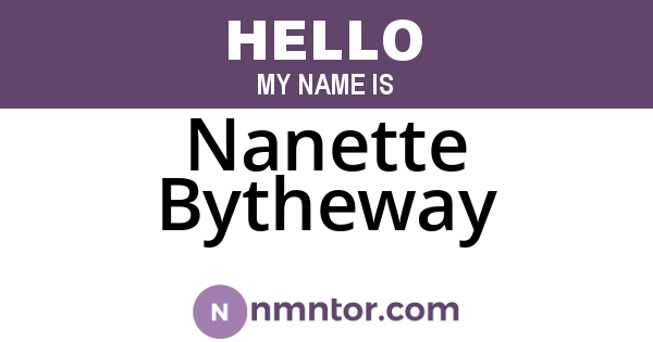 Nanette Bytheway