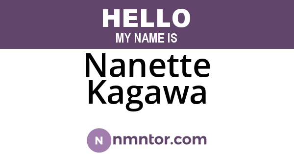 Nanette Kagawa