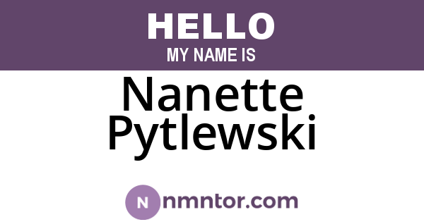 Nanette Pytlewski