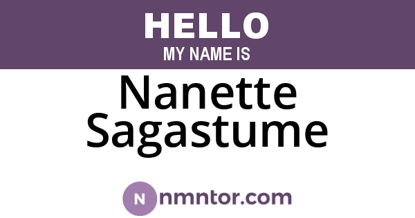 Nanette Sagastume