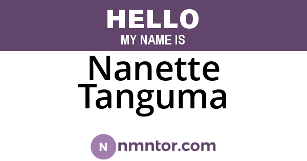 Nanette Tanguma