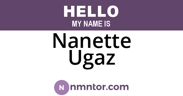 Nanette Ugaz