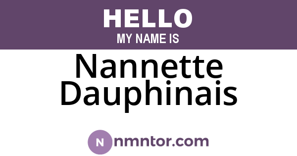 Nannette Dauphinais
