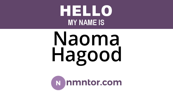 Naoma Hagood
