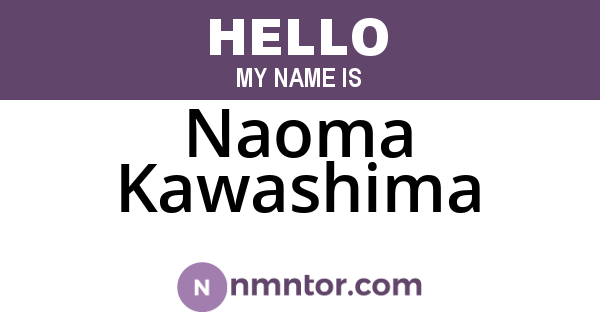 Naoma Kawashima