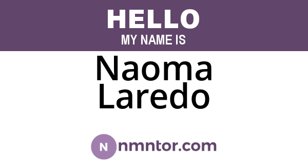 Naoma Laredo