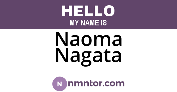 Naoma Nagata