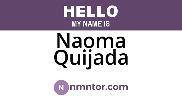 Naoma Quijada